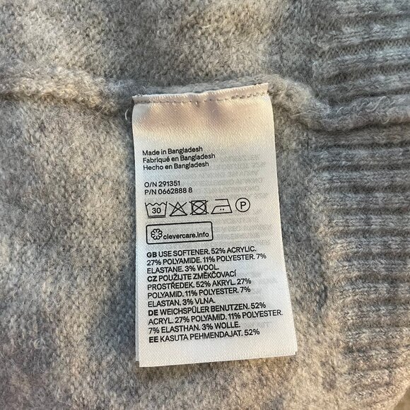 Grey Off-the-Shoulder Sweater - Picture 5 of 5